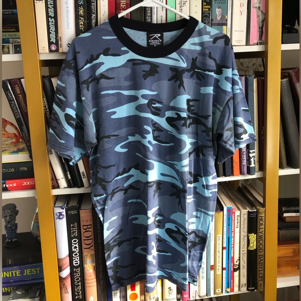 Rothco Blue Camo Tee Shirt